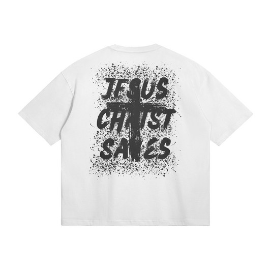 THE BAYER BRAND - JESUS CHRIST SAVES - T-SHIRT